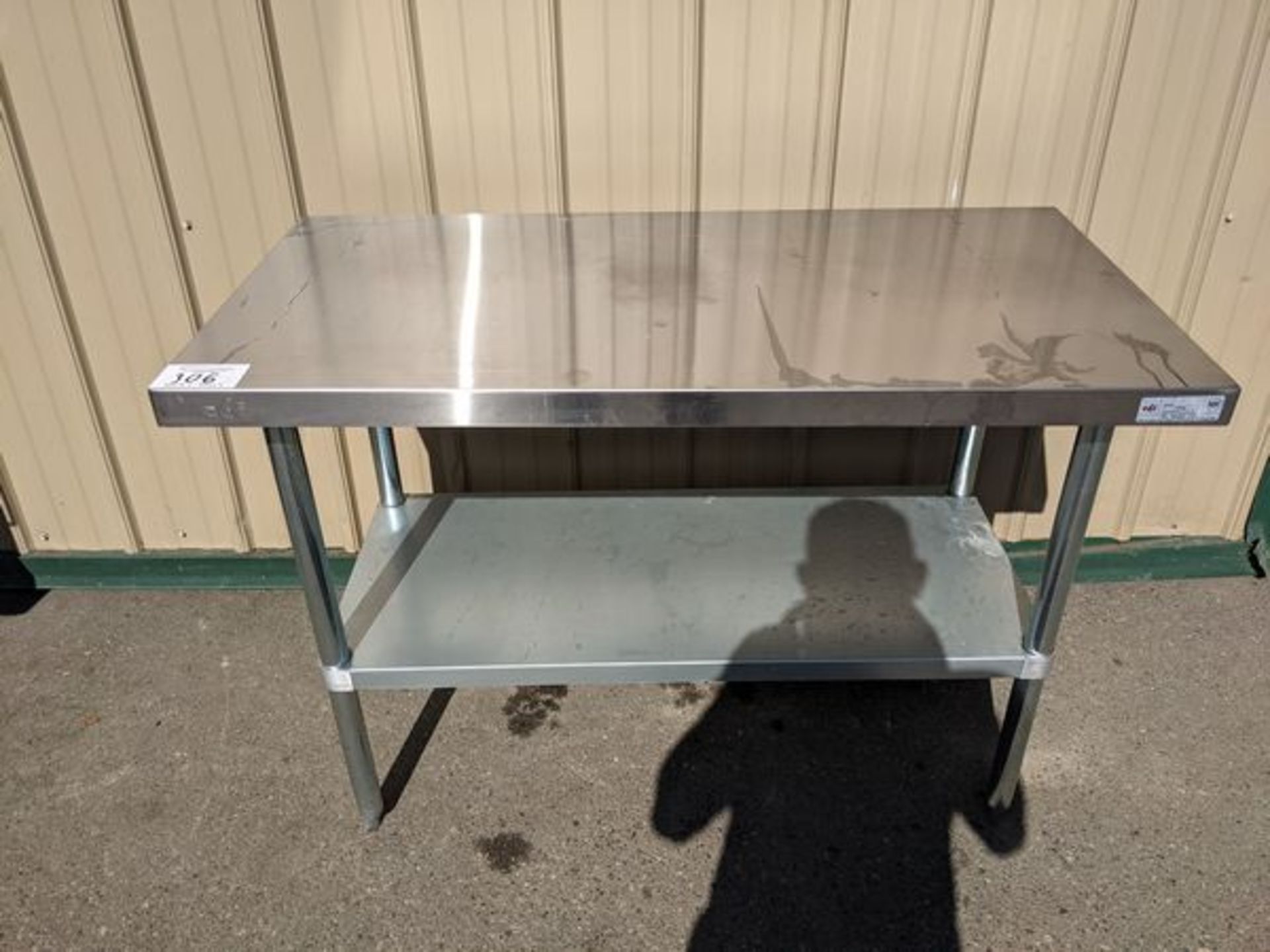 48 x 24" Two Tier EFI Stainless Steel Work Table