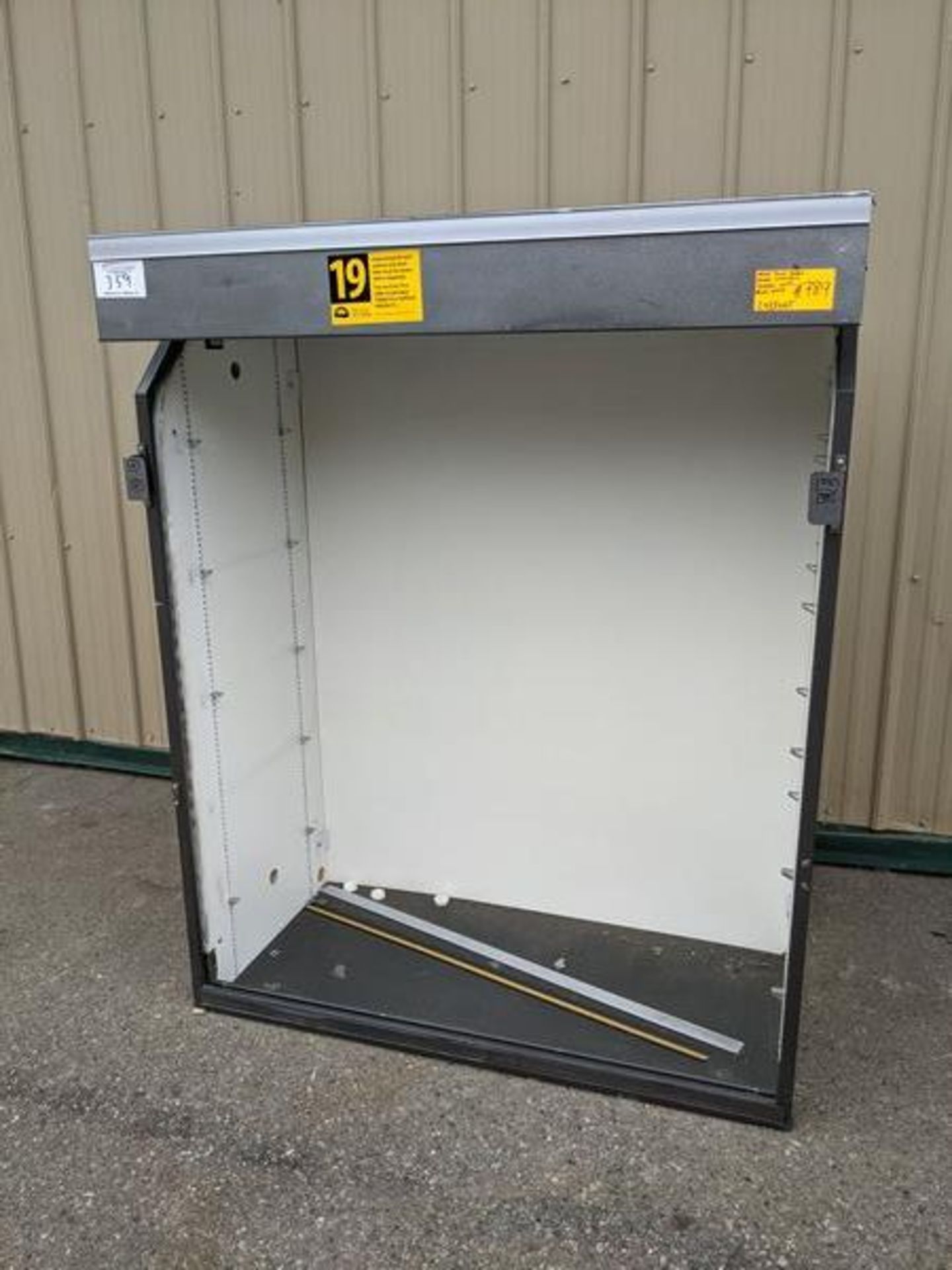 Two 48" Cigarette Cabinet with Roll Down Door