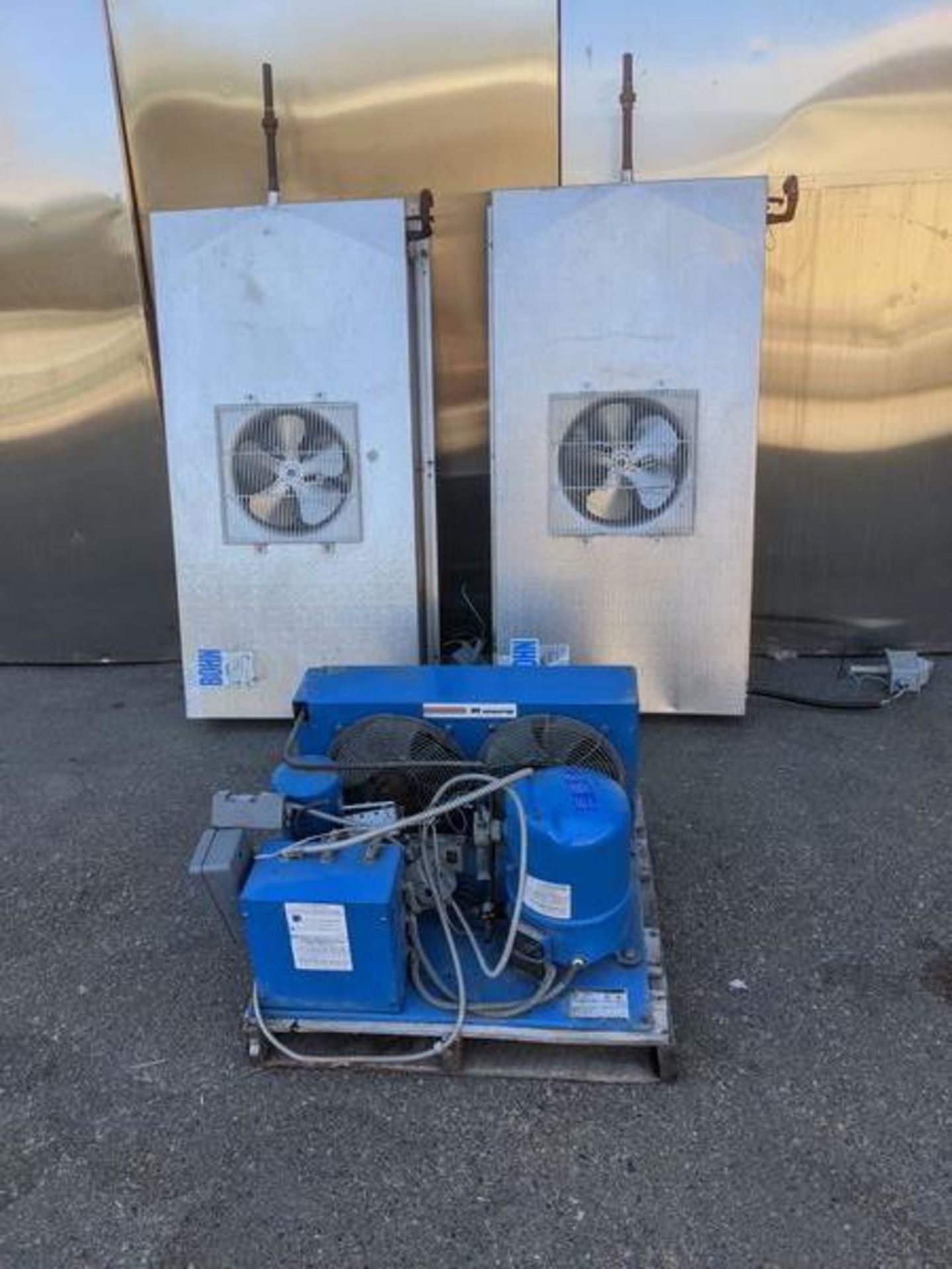 2 Bohn Single Fan Coils and Condenser