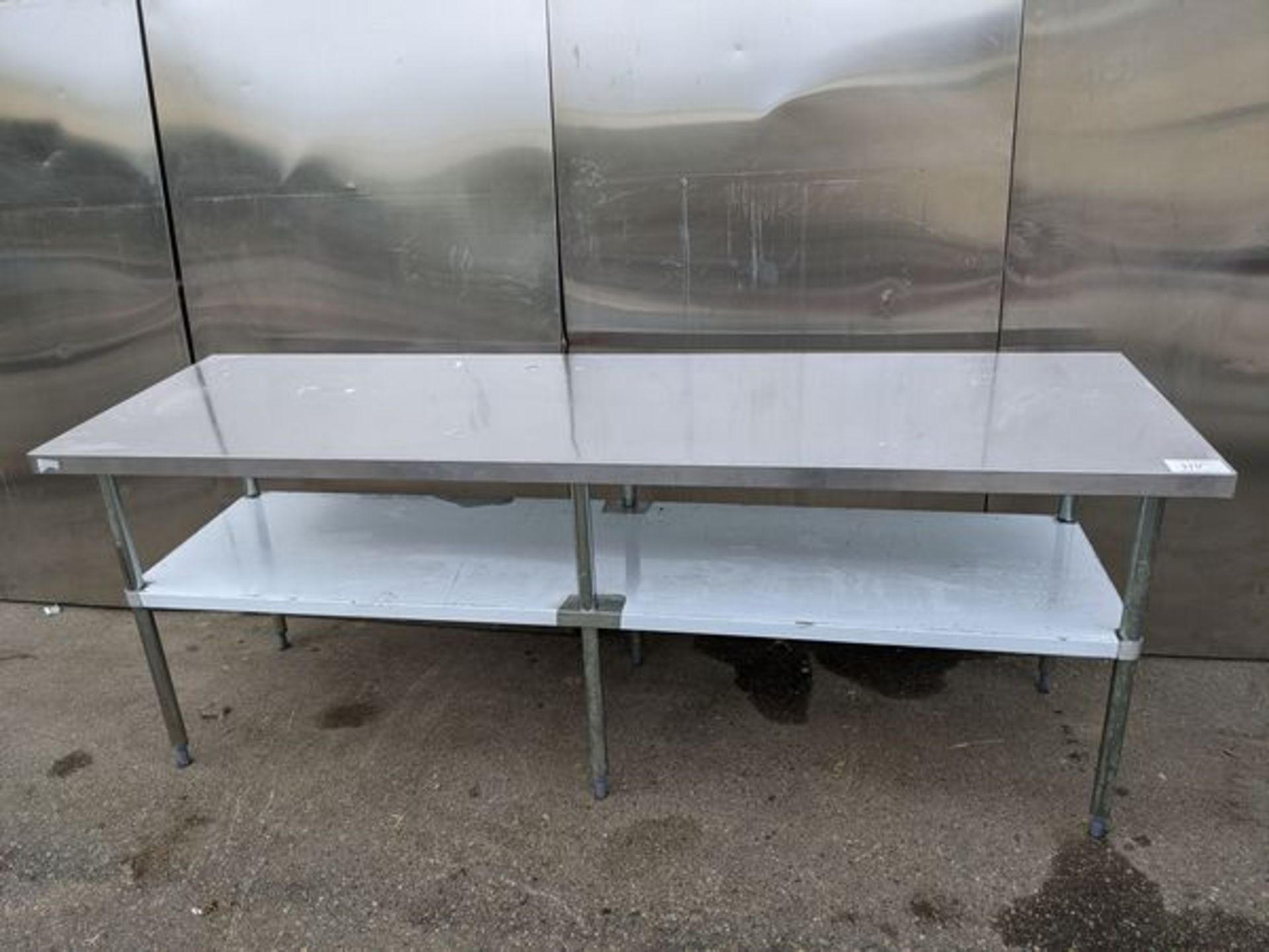 30 x 96" Two Tier Stainless Steel Work Table