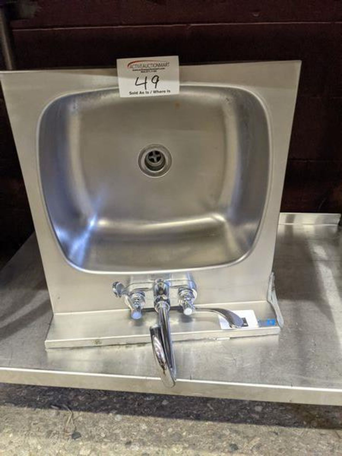 Stainless Steel Wall Mount Hand Sink
