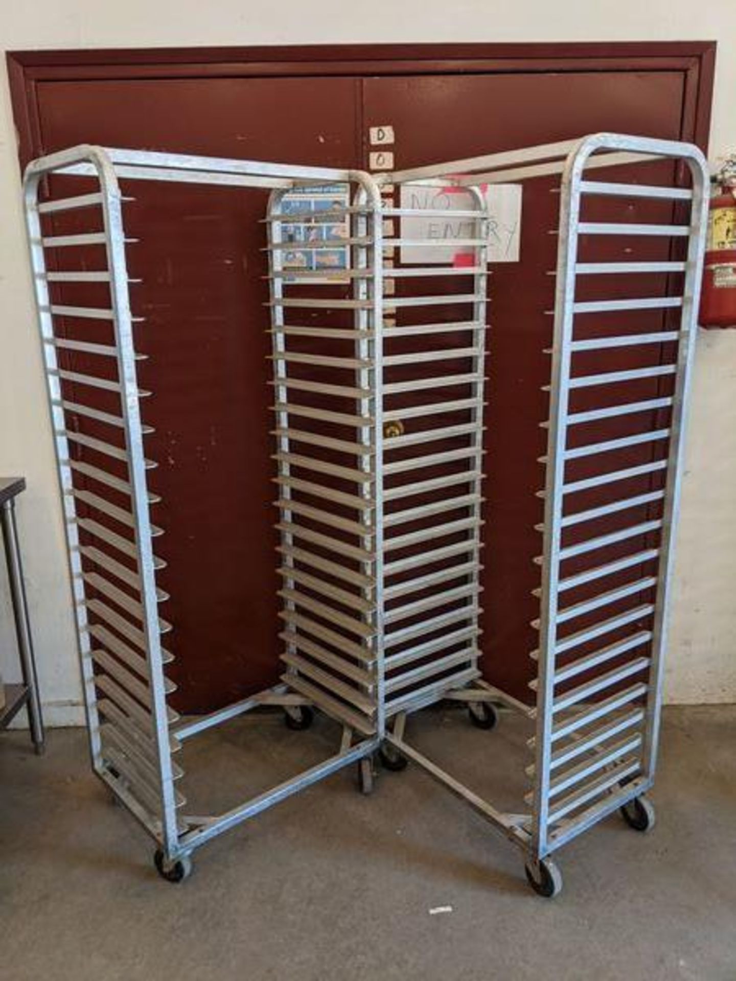 2 Side Loaded Welded Aluminum Bakers Racks