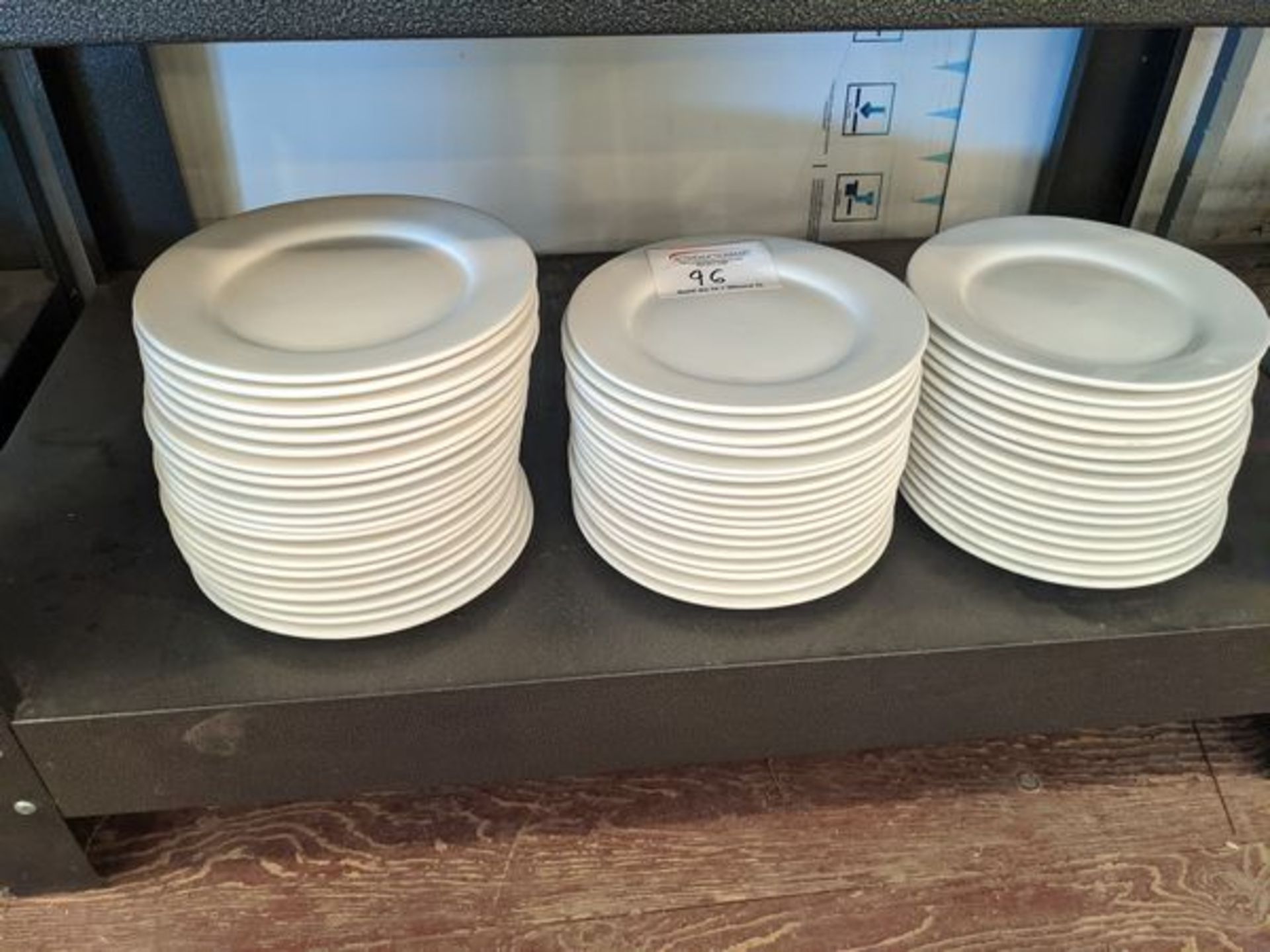 Approx. 50 Ten Inch Round Dinner Plates - Unused