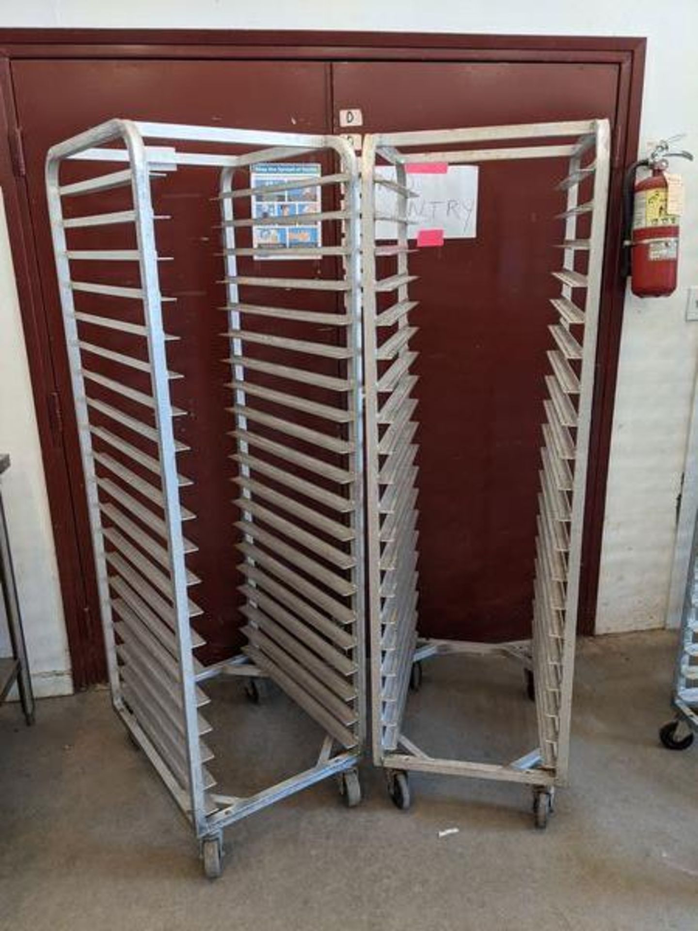 2 Welded Aluminum Bakers Racks