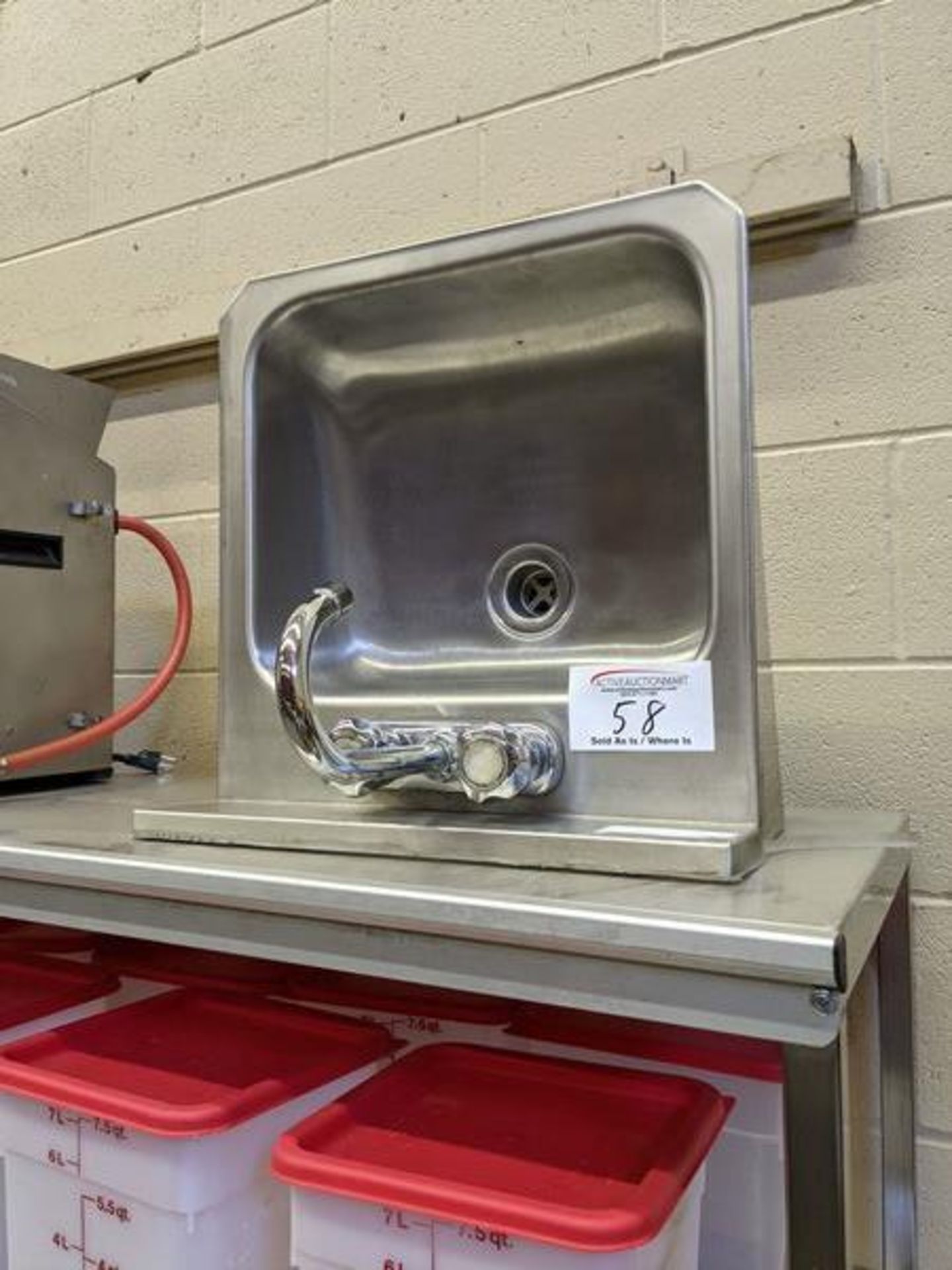 Stainless Steel Wall Mount Hand Sink