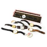 A quantity of wristwatches to include Helvetia, Smiths, Swatch 'Pop', Juicy Couture,