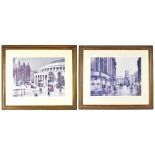 ARTHUR DELANEY; colour lithograph, Manchester Central Library,