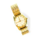 Omega; a gentlemen's Seamaster 500 series plated wristwatch,