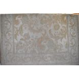 A Laura Ashley cotton and wool Aubusson-style rug,