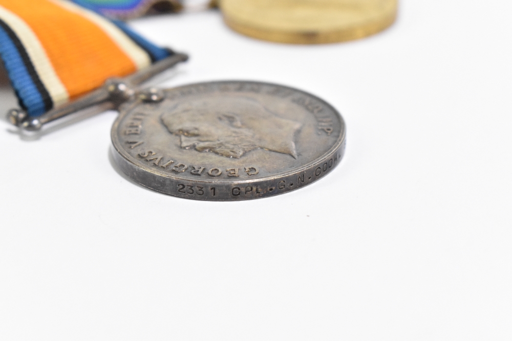 A WWI trio comprising War, Defence and Territorial War Voluntary Service Overseas Medals awarded - Image 5 of 10