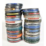 FILM/CINEMA & PROJECTION INTEREST; thirty 16mm and 9.5mm format film reels of mixed interest