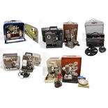 FILM/CINEMA & PROJECTION INTEREST; five Bell & Howell projectors comprising model 606, TQIII, 173