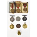 Two WWI Victory Medals awarded to 590103 Pvt W. Burgh, 18-London Regiment, and 4918 Pvt J. Burgh,