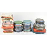 FILM/CINEMA & PROJECTION INTEREST; approximately forty-five film reels of mixed format and