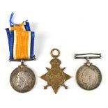 A World War I War Medal and 1914-15 Star duo awarded 1790 Pte. (Star) and A.Cpl. (War Medal) W.H.