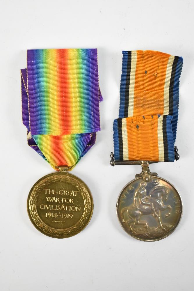 A World War I War and Victory Medal duo awarded 61228 Pte. A.H. Herbert N'd. Fus. (2).Additional - Image 2 of 8