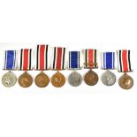 Eight Police Medals comprising three Long Service and Good Conduct Medals awarded to Const. Reginald
