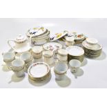 ROYAL WORCESTER; a group of 'Evesham' and similar patterned tableware, comprising serving dishes and