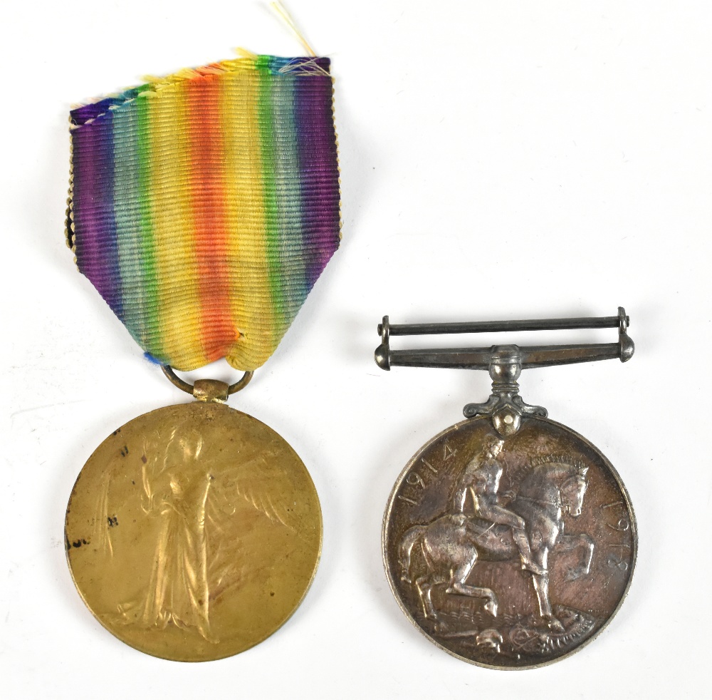 A World War I War and Victory Medal duo awarded to 279045 Pte. G. Bradshaw R. Fus. (2).Additional