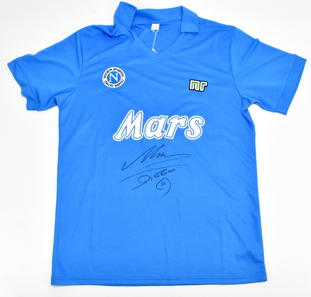 T-SHIRT NAPOLI ANNI 80 scudetto coppa MARADONA 10 Mars calcio 87 cotone EUR 15,99 - DE