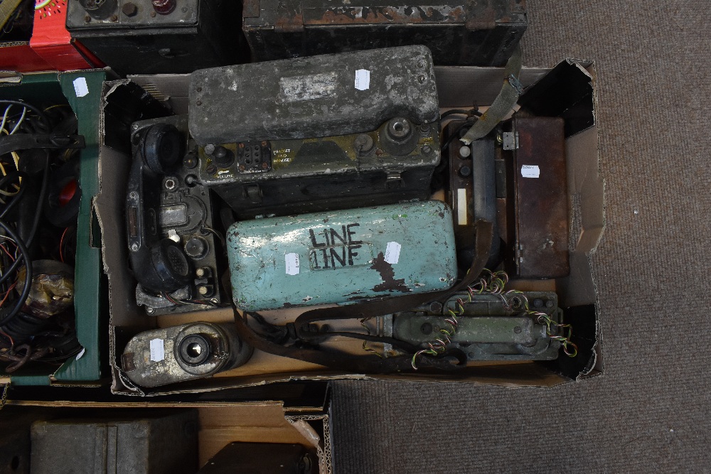 A large quantity of military radios and radio equipment including numerous military issue wireless - Image 4 of 12