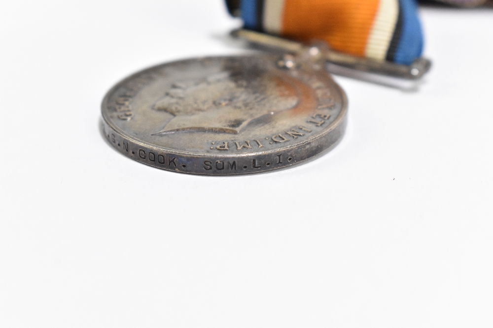 A WWI trio comprising War, Defence and Territorial War Voluntary Service Overseas Medals awarded - Image 6 of 10