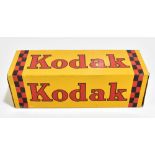 KODAK; an original advertising shop display box advertising Kodak Film, 41 x 13.5cm.Additional