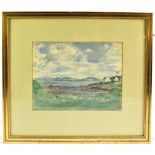 ELIZABETH SORRELL (1916-1991); watercolour, 'Roos Bay: Kirkcudbrightshire', signed and inscribed