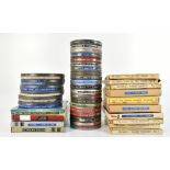 FILM/CINEMA & PROJECTION INTEREST; approximately forty film reels of mixed format and interest