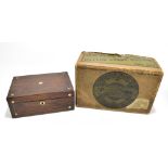 DOMINION DAIRY COMPANY LTD; an original advertising butter box, length 31cm, and a Victorian