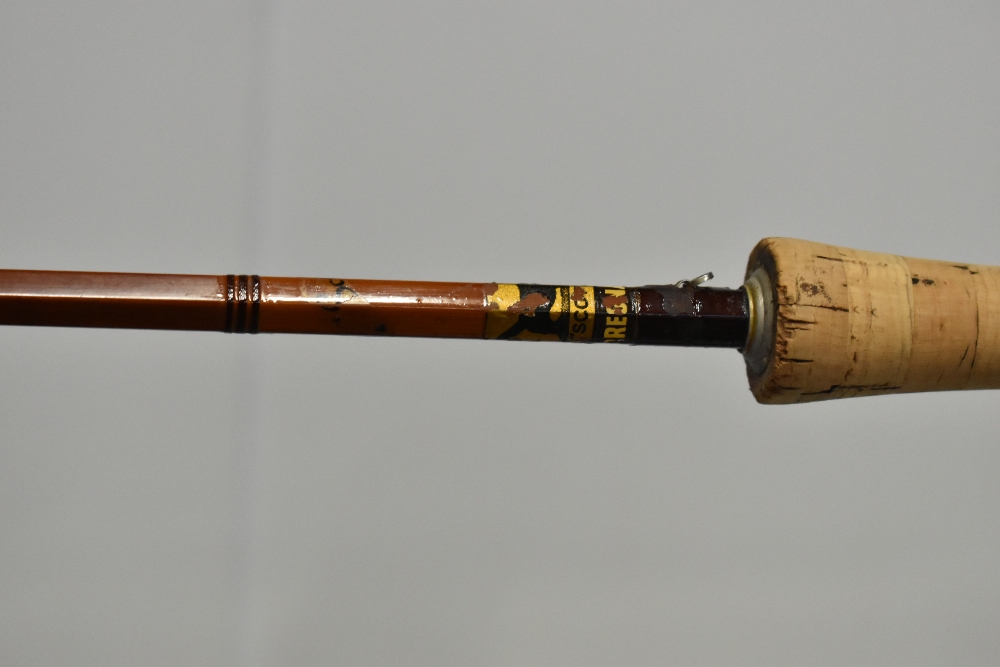 A small group of fishing rods including a Pezon et Michel for Farlow's split cane rod, a Scottie 9' - Image 7 of 9