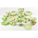 CARLTON WARE; a collection of assorted tableware to include part service, butter dish and cover,