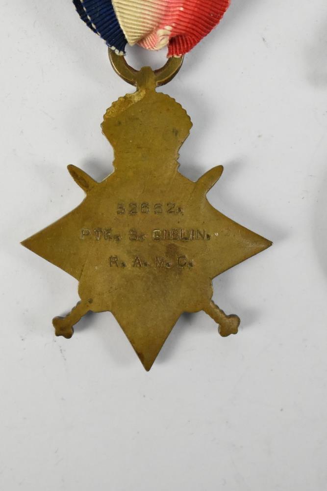 A World War I War Medal and 1914-15 Star duo awarded to 52662 Pte. (Star) and A.Cpl. (War) S.J. - Image 3 of 6