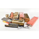 An assortment of various tools including a boxed Stanley brace, Eclipse saw set, a cased set of