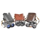 A cased pair of Hilkinson Olympic binoculars, no.