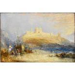 IN THE MANNER OF JMW TURNER; early 19th century relined oil on canvas,