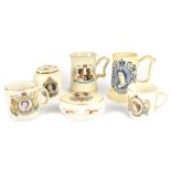 A large quantity of Royal commemorative ware to include cups, jugs, plates,