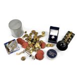 Military collectibles mostly relating to the Royal Signals to include a Morse key,