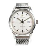Breitling; a gentlemen's steel Trans Ocean automatic wristwatch,