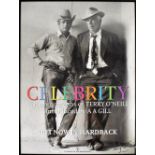 A Terry O'Neil signed poster, 'Celebrity' The photographs of Terry O'Neil, introduced by AA Gill,