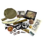 Various collectables to include an 'Barbour repair kit' in original tin,