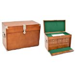 A modern Trinity wood tool chest/tool maker's cabinet,