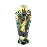 A Moorcroft cream ground 'Lamia' pattern vase of shouldered from,