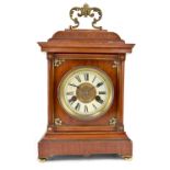 H A C; an early 20th century German fourteen-day strike mantel clock,