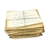 A collection of over twenty early-mid 19th century indentures,