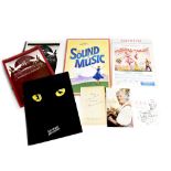 'The Sound Of Music', sheet music signed by Julie Andrews, Julie Andrews signed promo card,