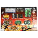 A boxed Classic Train Series radio-controlled train set, complete with locomotive, cargo car,