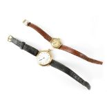 Two vintage wristwatches to include a ladies' Benson watch Co hallmarked 9ct gold watch,