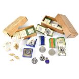 Sixteen St John's Ambulance Cup Winners medallion fob prizes c1930s and 40s,