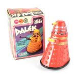 A boxed Marx Toys 'Robot Action Dalek', battery operated with flashing light and robot action,